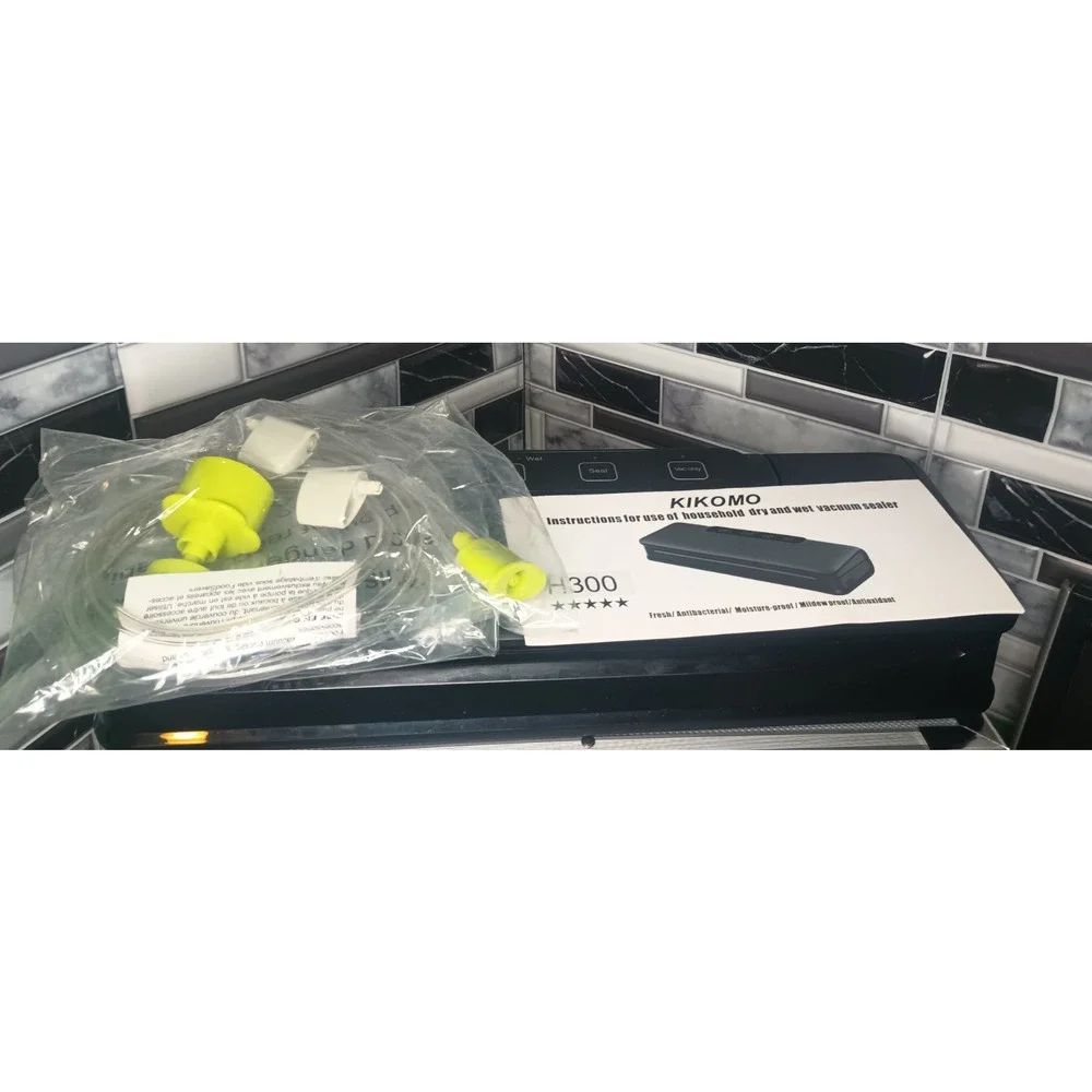 Kikomo Vacuum Sealer Machine Food Saver New Dry Moist Foods Strong Suction W Box
